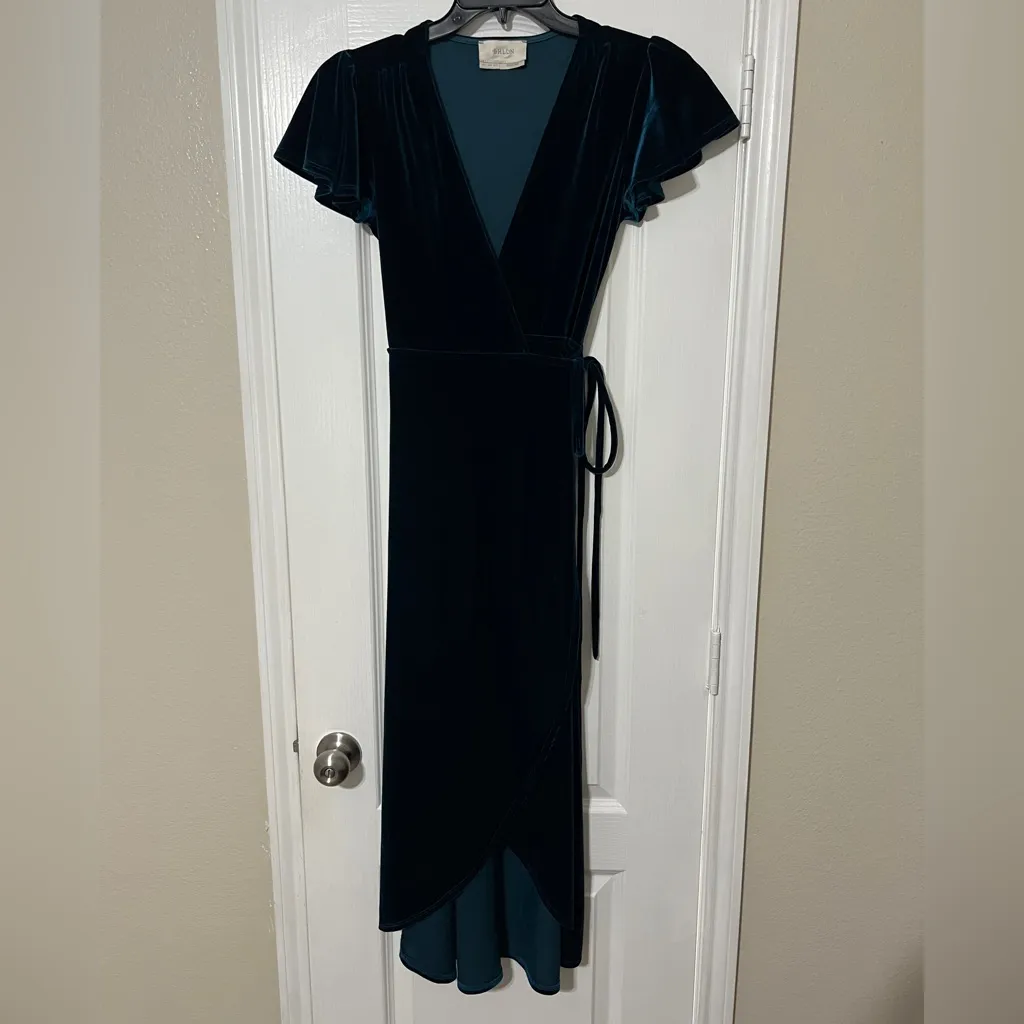 BHLDN Midnight Velvet Midi Dress - Image 3