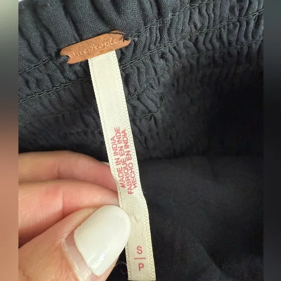 FREE PEOPLE Dizzy Ditsy Floral Bubble Skirt Mini Dress Embroidered‎ Size Small - Image 9