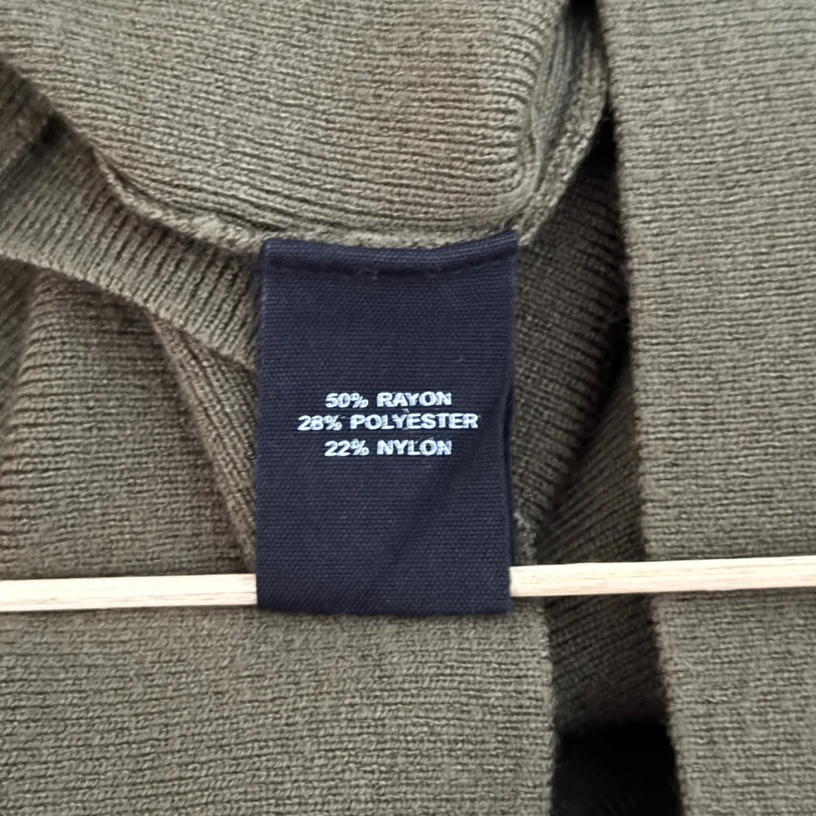 Marled Knit Pants Wide Leg Lounge Women‎ M Olive Green Comfy Casual Size M - Image 7