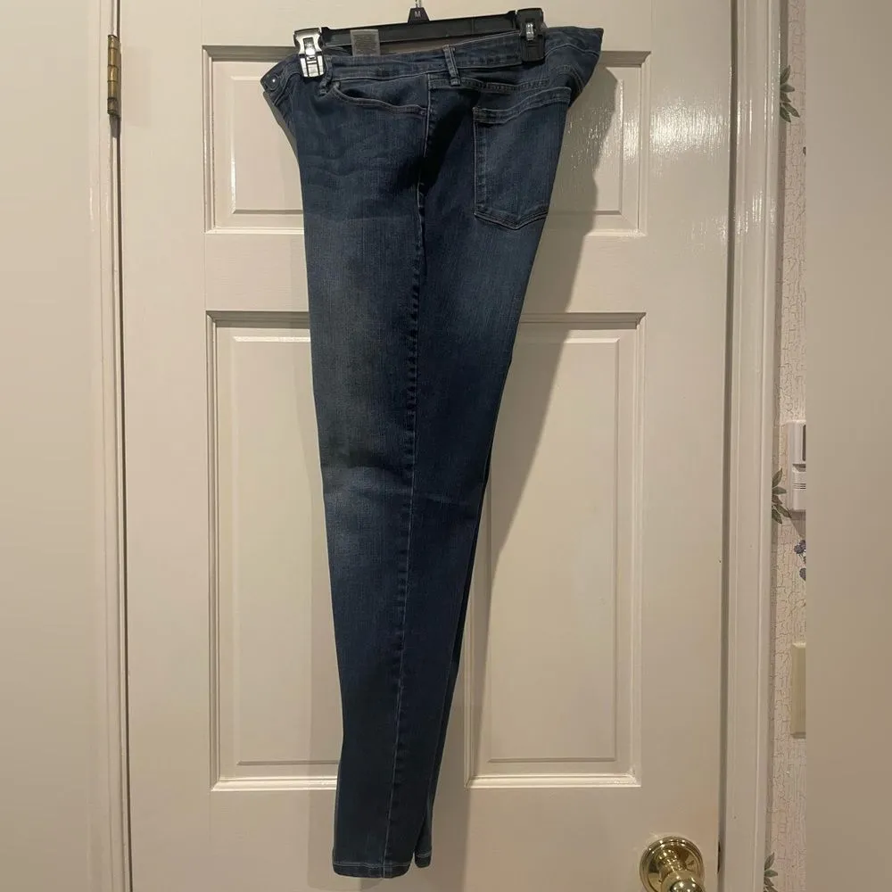 KIIND OF Sexy Skinny Blue Jeans Ladies size 32R‎ - Image 4