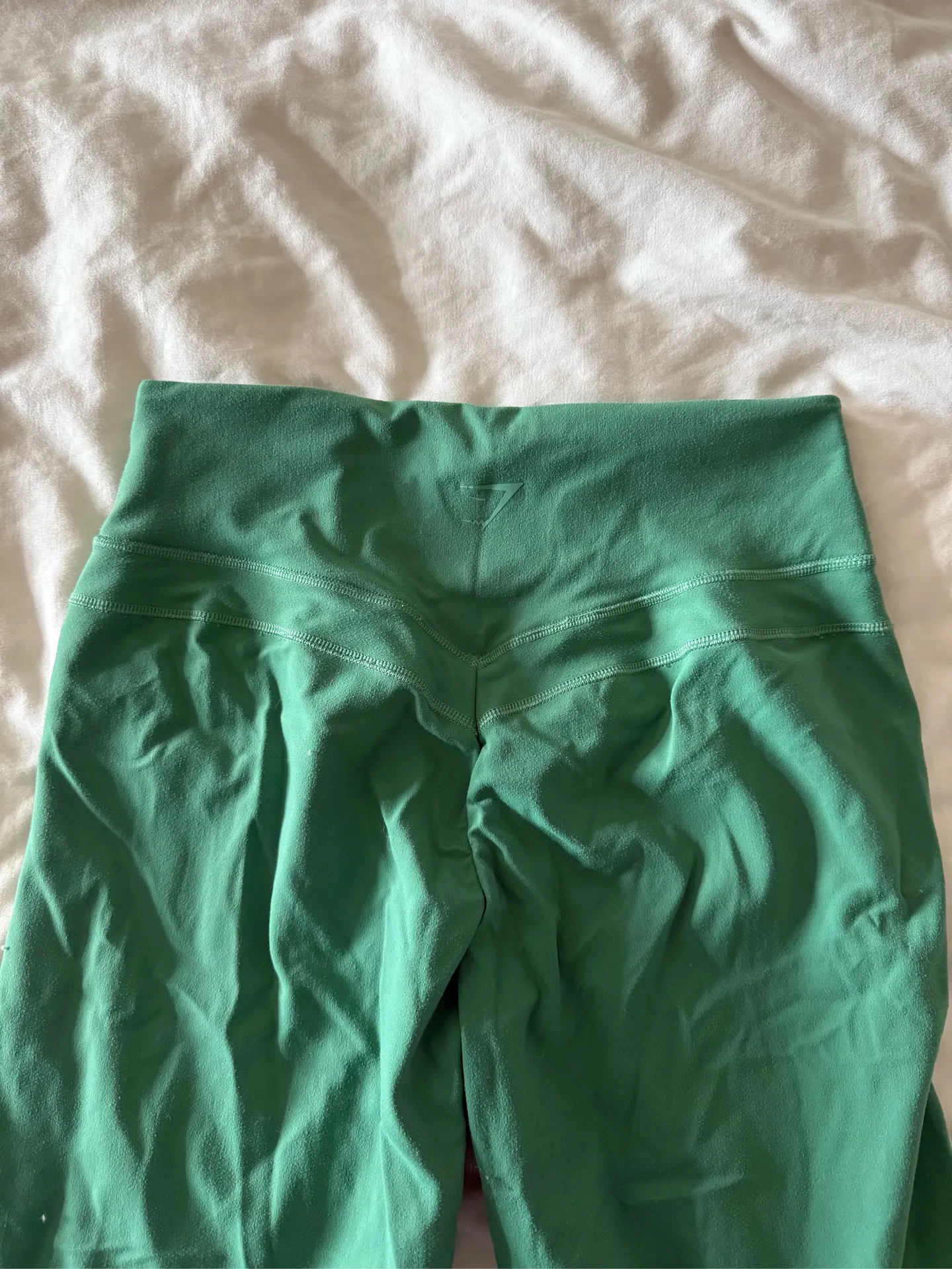Gymshark Whitney Simmons green biker shorts - Image 4