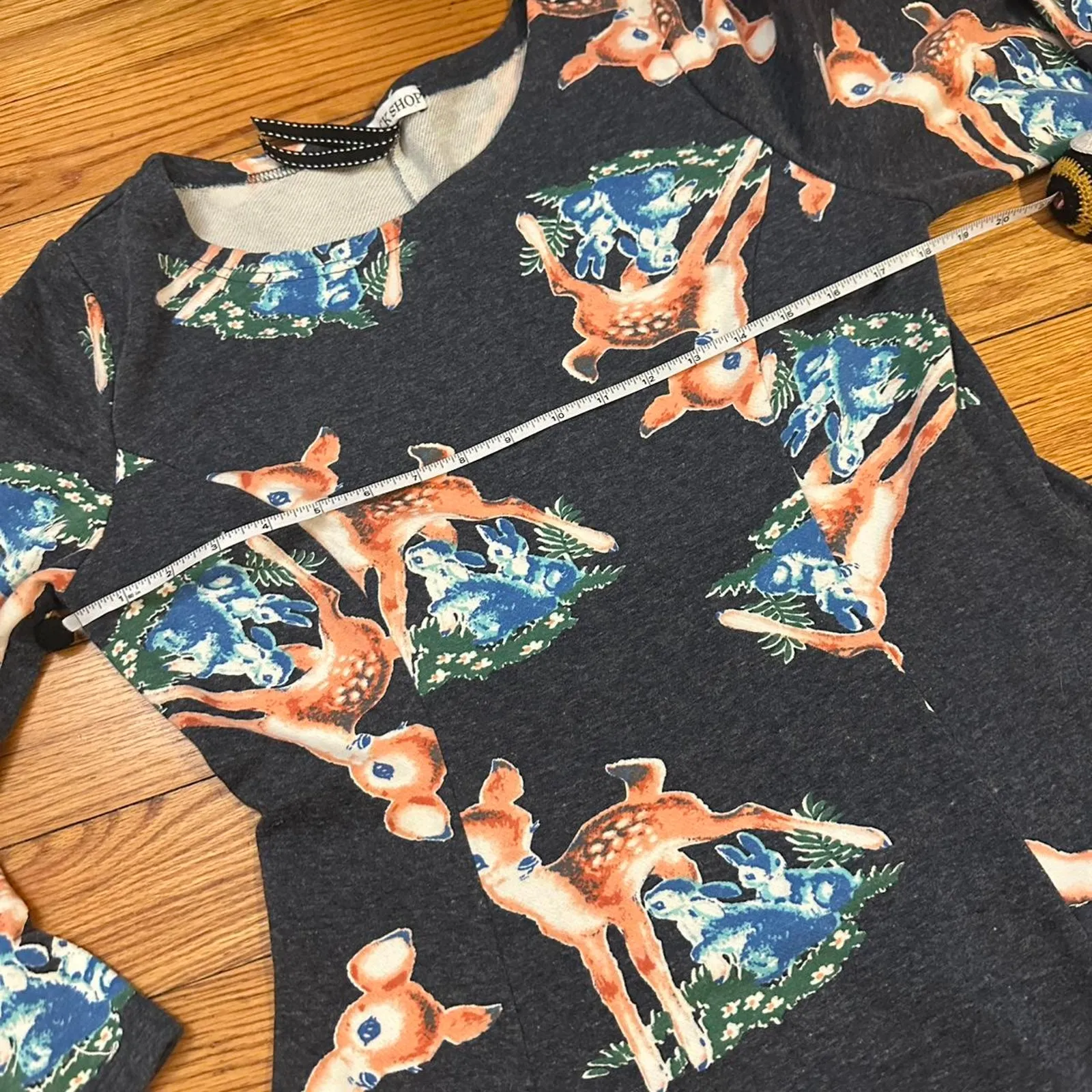 vintage bambi inspired frock shop dress a Gray Size L - Image 8