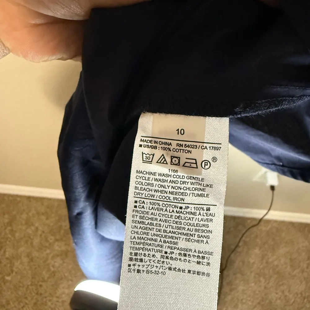 New NWT Banana republic navy blue Sleeveless Dress - Image 6