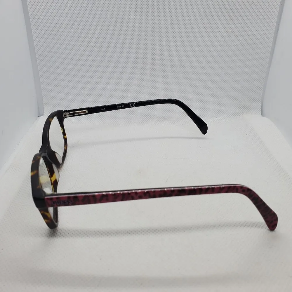 Guess Brown & Pink Tortoiseshell Prescription Glasses Frames - Image 6