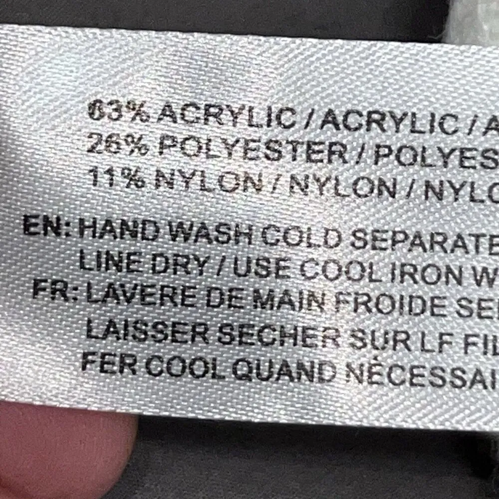 BOG BAND OF THE FREE RAQUEL IVORY‎ RIBBED KNIT PULLOVER SHIRT MOCK NECK SIZE XS - Image 10