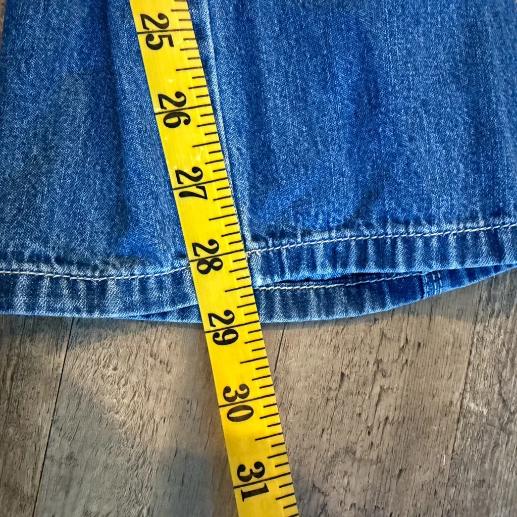 Vintage Fall of 2000 Old Navy Blue Denim Overalls Small - Image 3