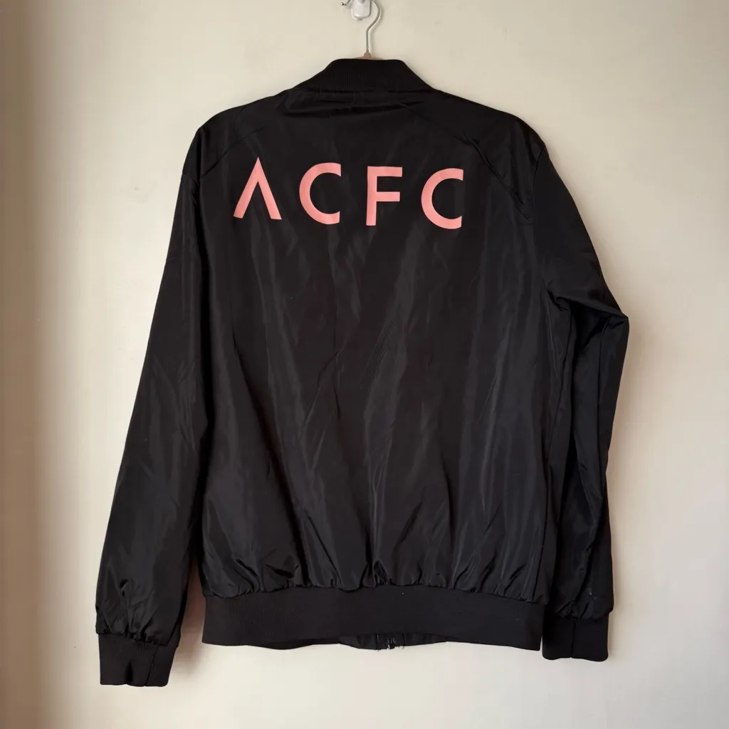 Angel City FC ACFC Womens Soccer Black Windbreaker Zip Jacket Unisex S - Image 2
