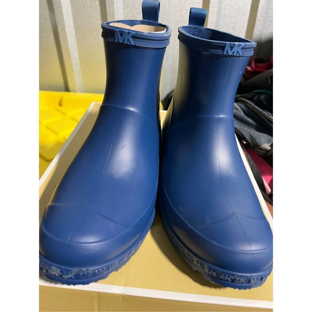 Woman's Boots MICHAEL Michael Kors Mac Rain Bootie blue - Image 7