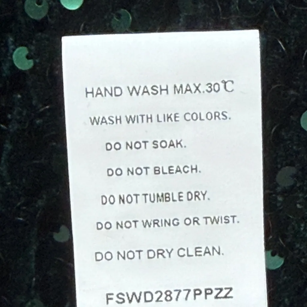 Faeriesty Emerald Green Velvet Sequin Gown Womens Plus Size 2XL - Image 13