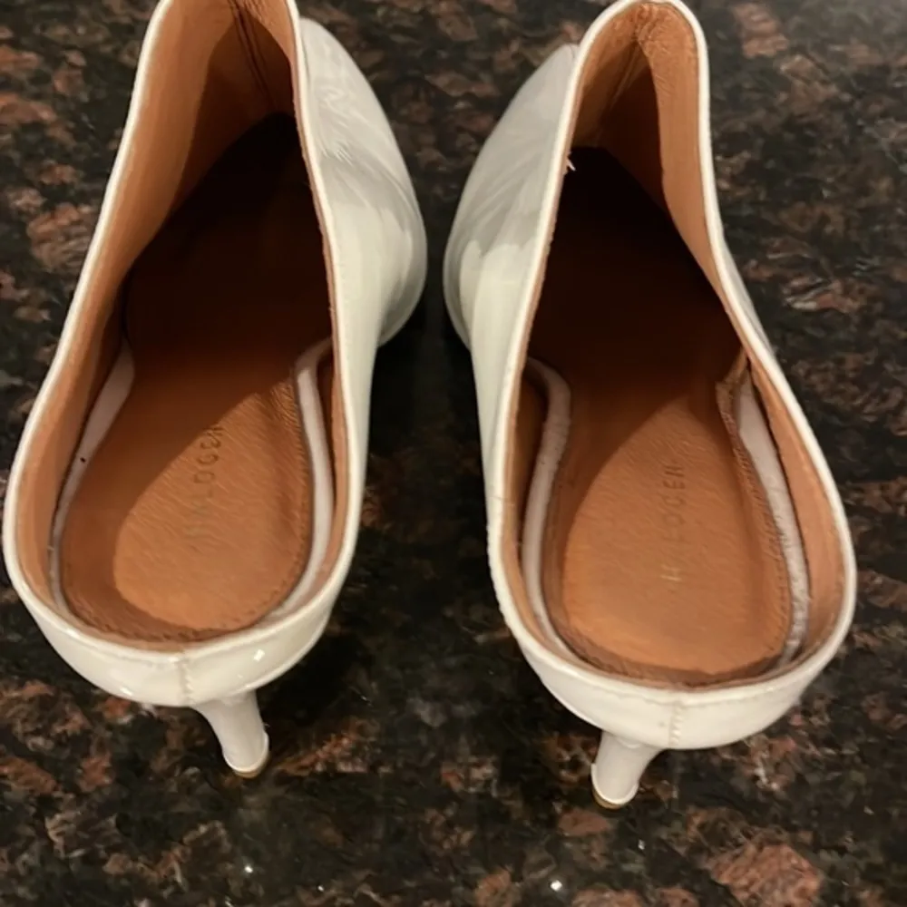 Halogen white patent mule - Image 8