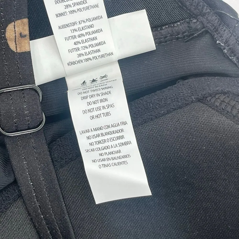 CONTOURS BY COCO REEF Tankini Top Size 10/34D NWT Black Underwire Shapemaker - Image 14