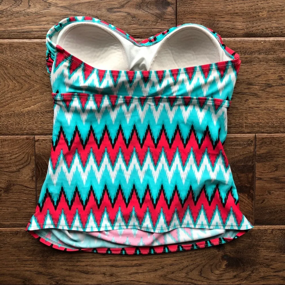Merona Multicolored Chevron Swimsuit Top - Image 6