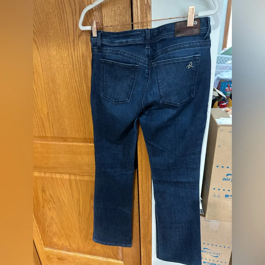 DL1961 Dark Blue Boot Cut Jeans - Image 2