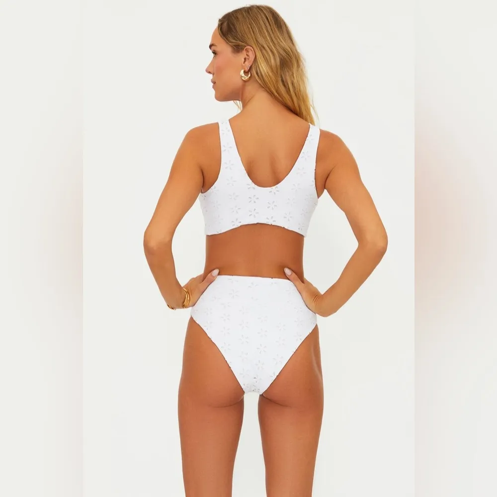 Beach Riot Dallas Top White Magnolia Eyelet, Size Small, $128 - Image 10