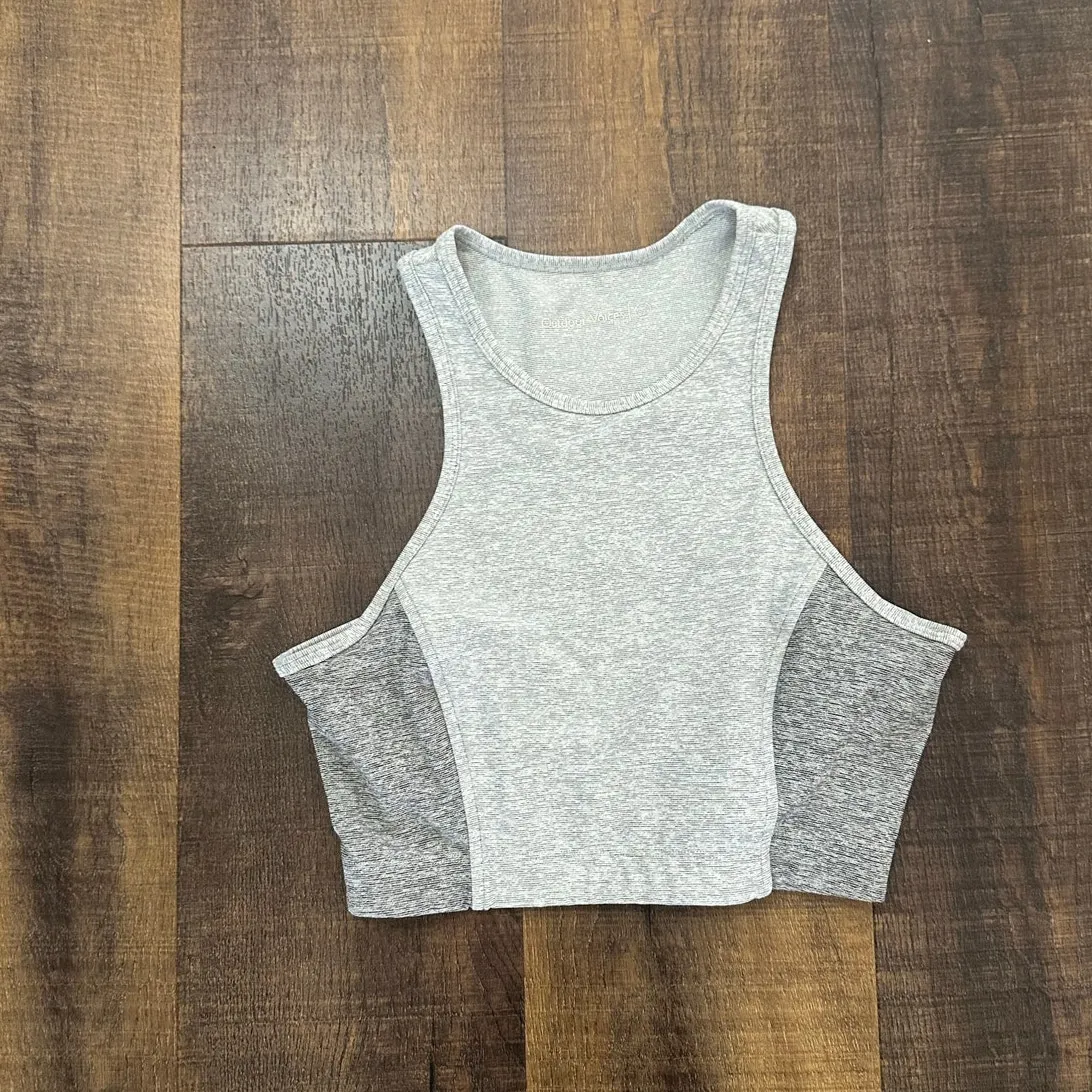 Outdoor Voices Gray Athena Crop Top/Sports Bra Size Medium - Image 7