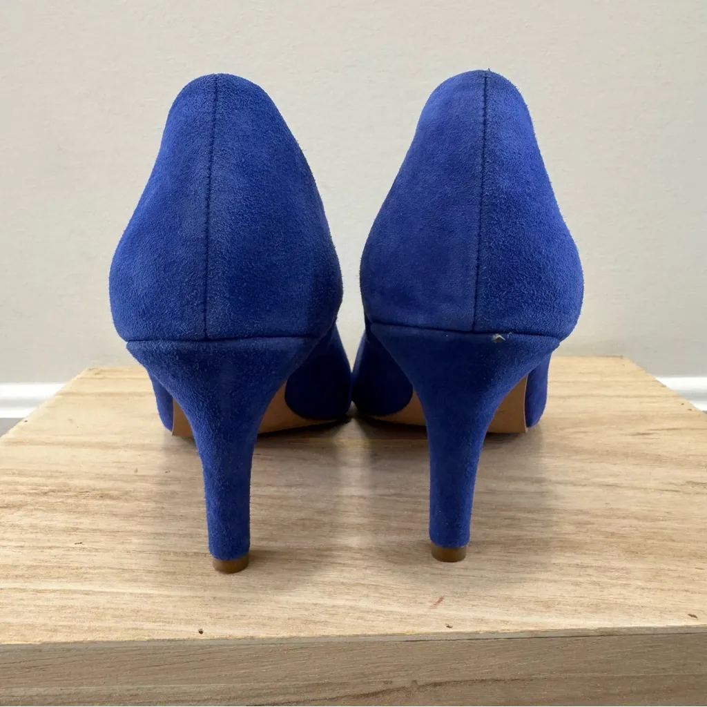 Metaphor  Royal Blue Pointed Toe Heels 8 - Image 3