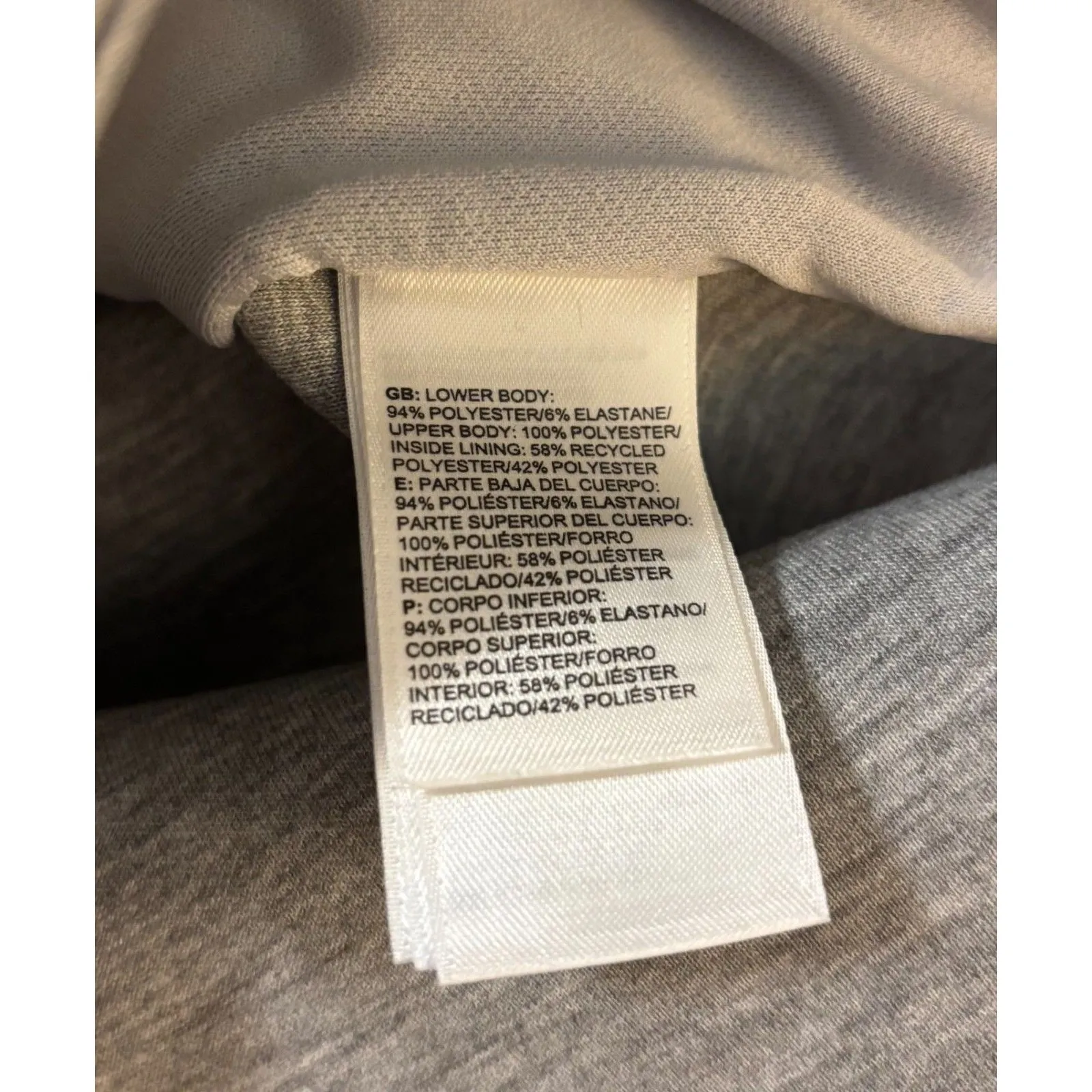 THE NORTH FACE Women's Vest Hybrination Thermal 3D Small Gray  Full Zip Fur - Image 7