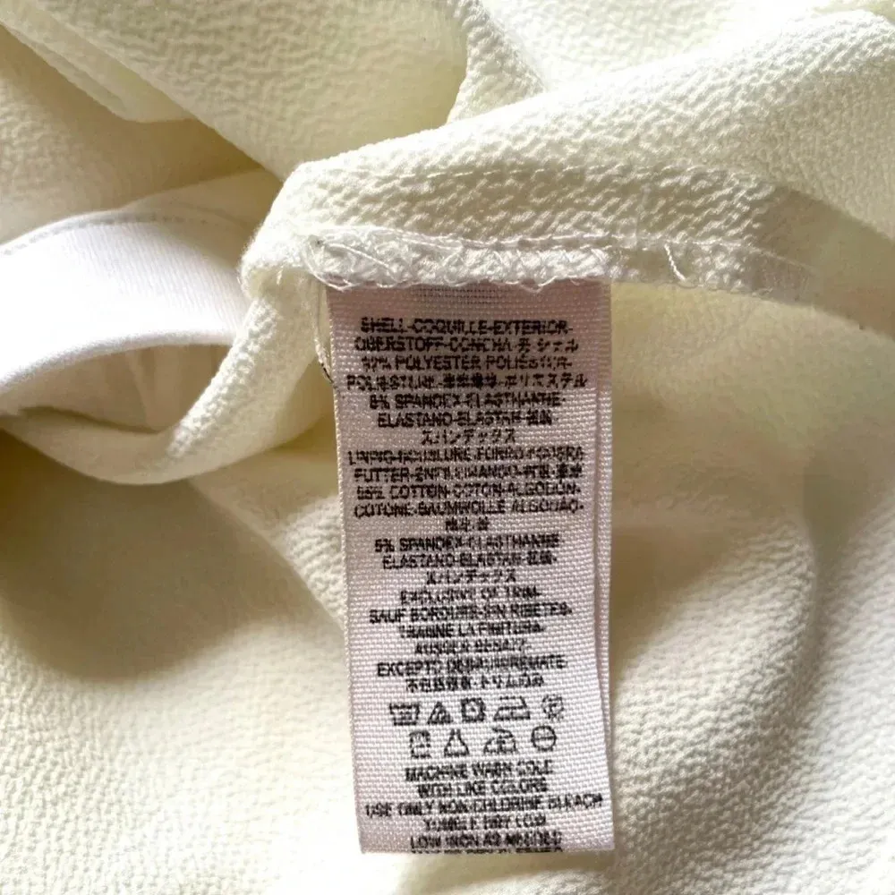 Free People Ivory Tropical Wave Crop Top - Image 5