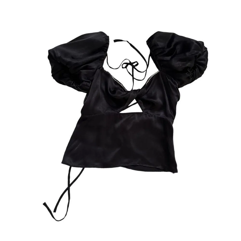 ‎LPA Carmen Top in Black - Image 3