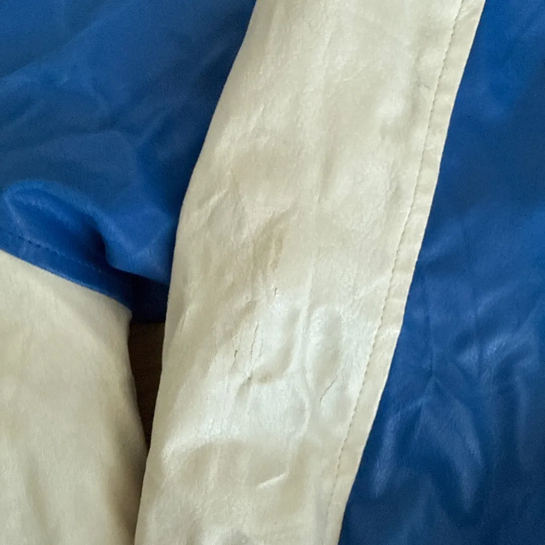 Indy Car Racing Jacket Size L Blue White Size L - Image 3