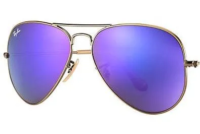 Ray-Ban Aviator Flash Lenses Violet - Image 2
