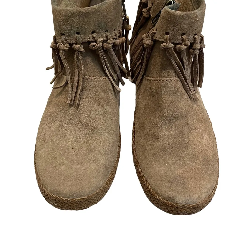 UGG Shenandoah Fringe Suede Ankle Boot, Sugar Pine Chest - Image 6
