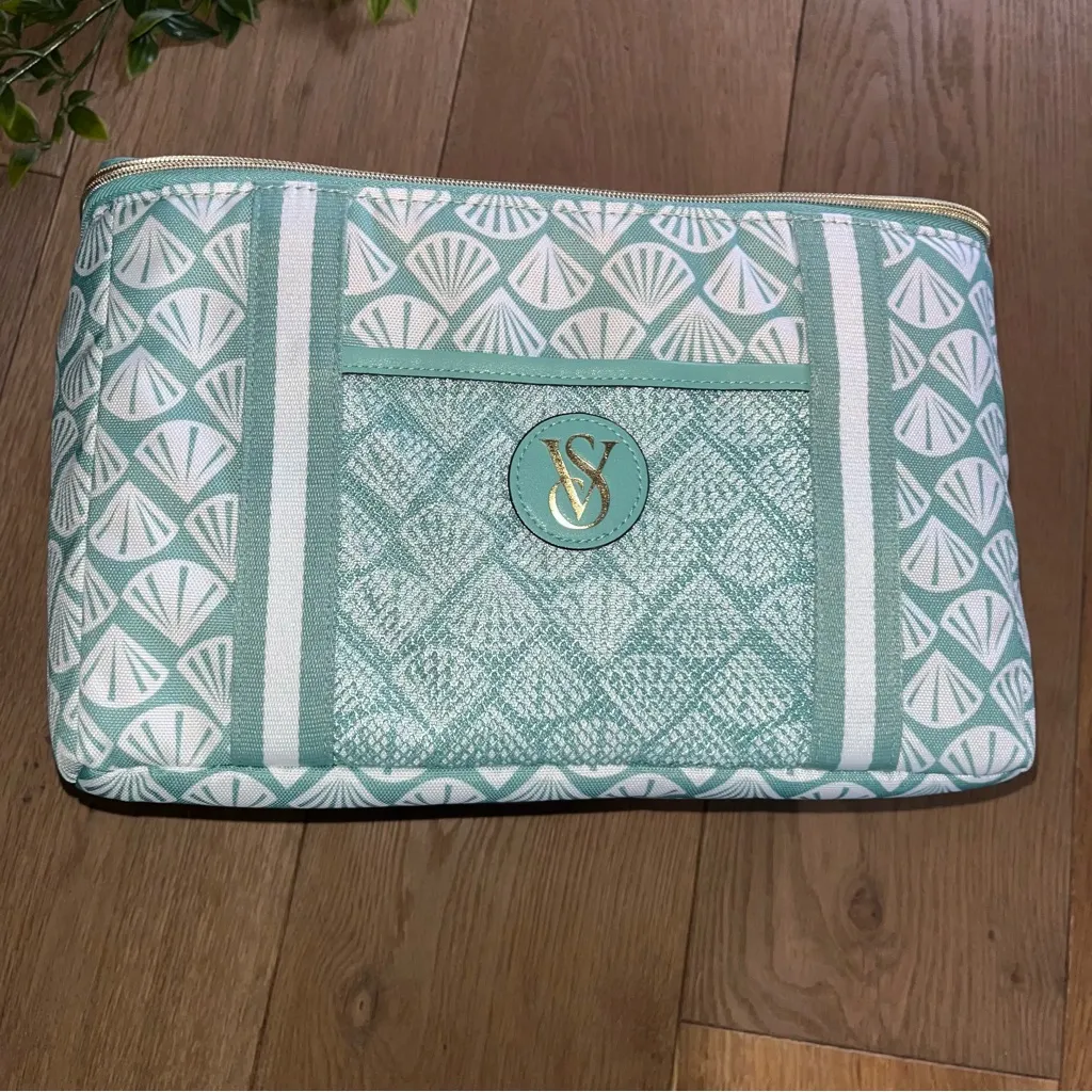 Victoria's Secret NWT Seashell Print Summer Beach Cooler Tote Bag insulated - Image 4