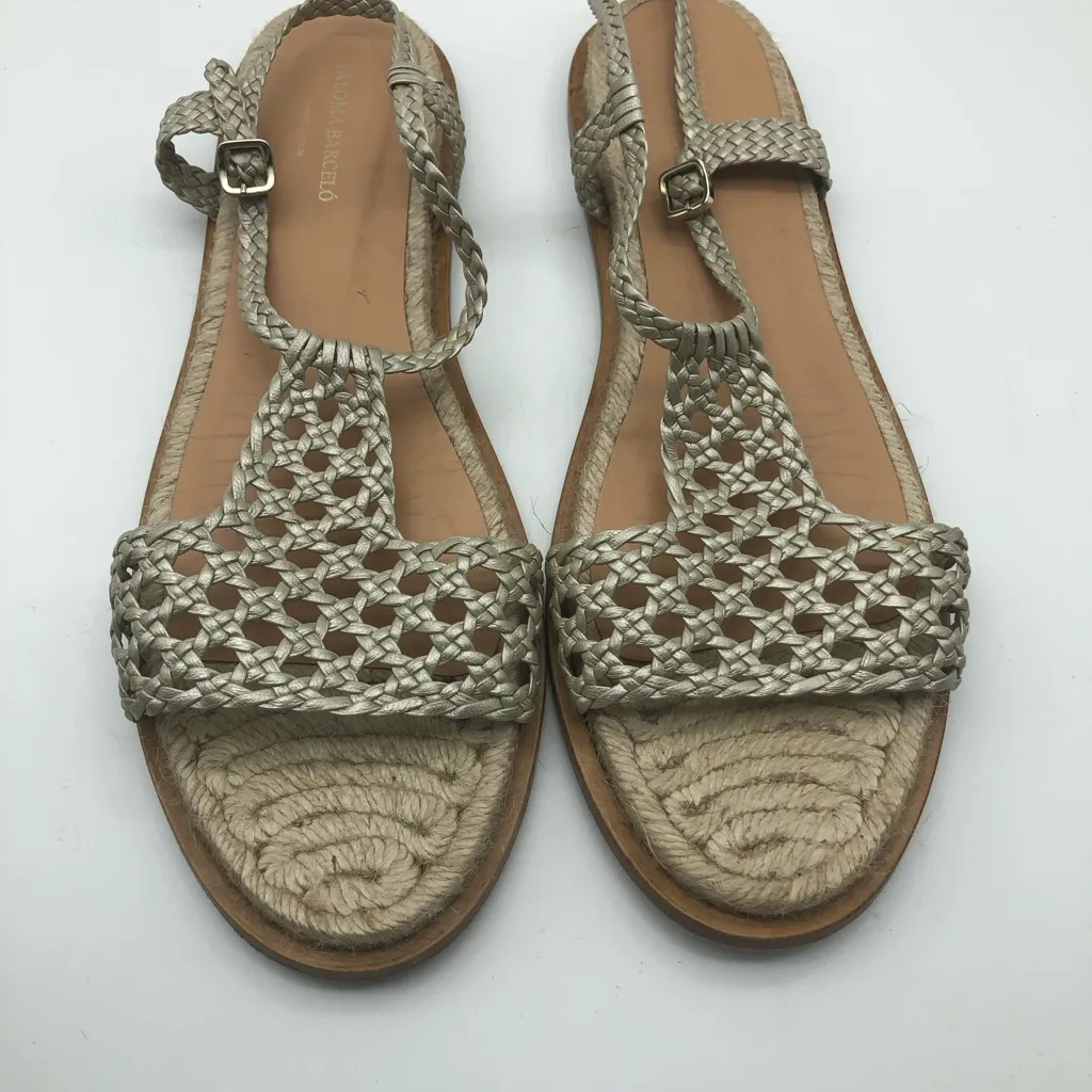 PALOMA BARCELO MADE IN SPAIN Sandals. Tan Size 10 - Image 10