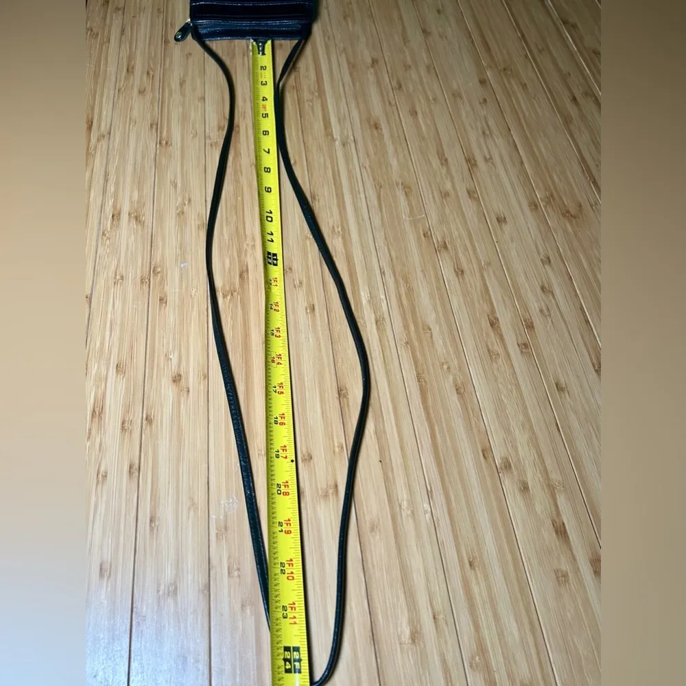 Vintage Anne Klein Pebbled Leather Crossbody Mini Purse - Image 13