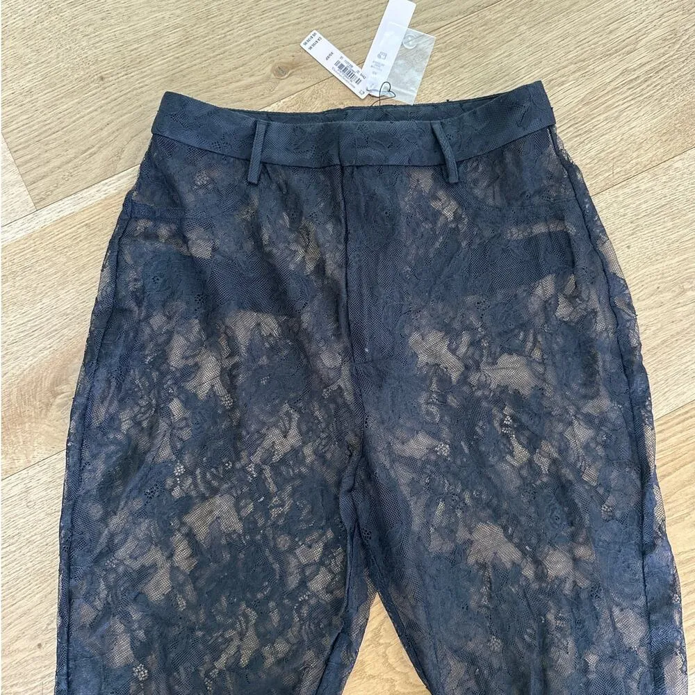 Victorias Secret - Rose Lace Sheer Pants in Black - Image 2