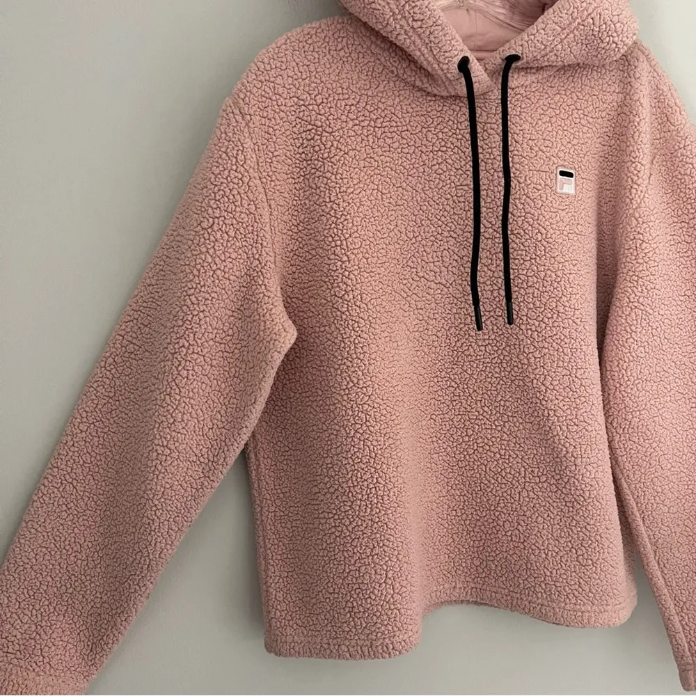 Fila Sherpa Josephine Crop Hoodie - Image 3