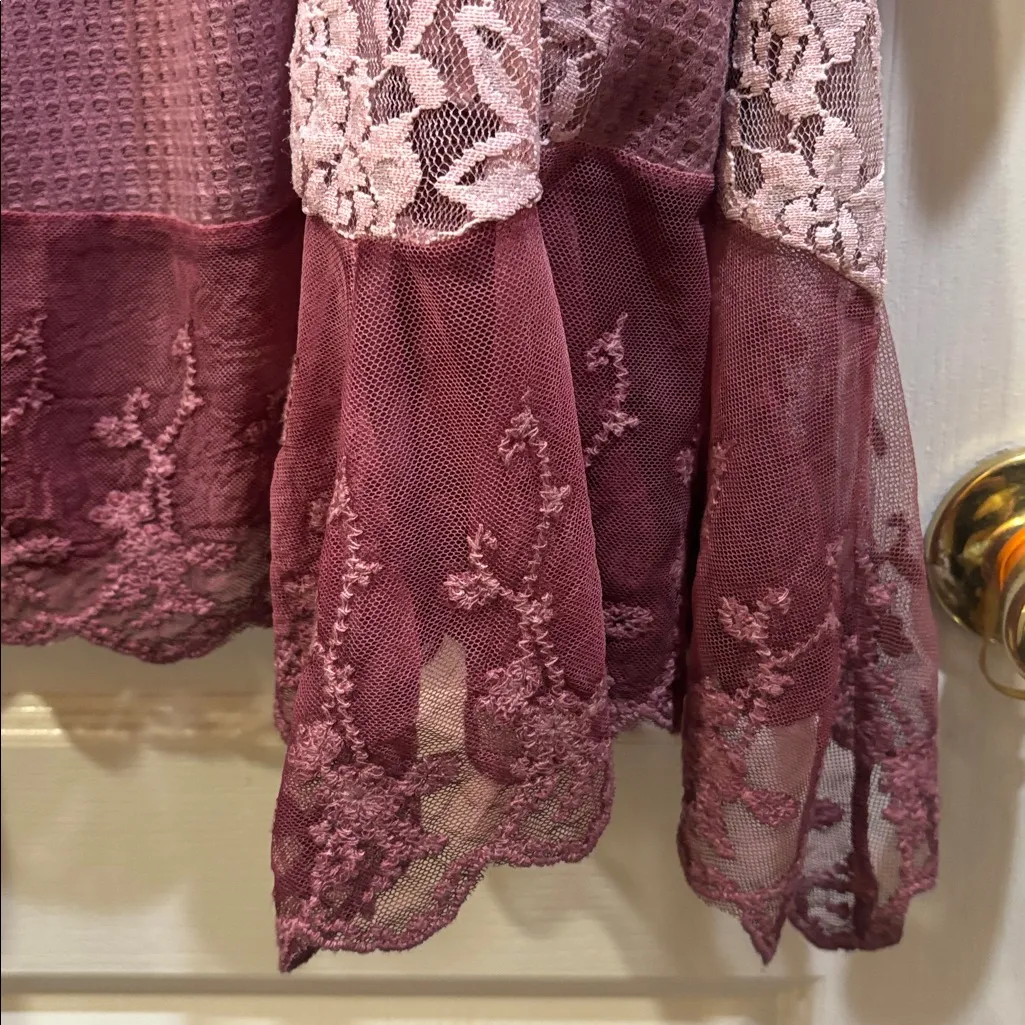 INDIGO THREAD CO. MAUVE COLOR WAFFLE - Image 6