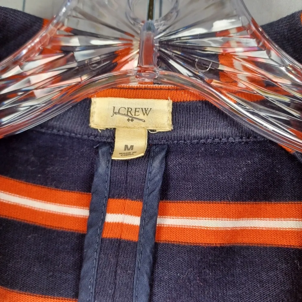 J.Crew 100% cotton striped blazer - Image 2