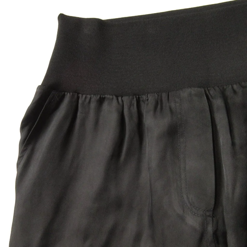 NWT Cinq a Sept Tous Les Jour Giles Joggers in Black Satin Pull - Image 3