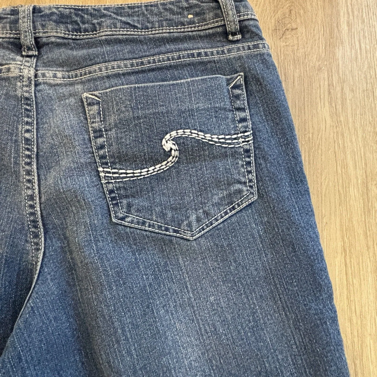 OP Ocean Pacific Jeans 13 Womens Blue Denim Side Zipper Ankle Skinny Stretch Size undefined - Image 13