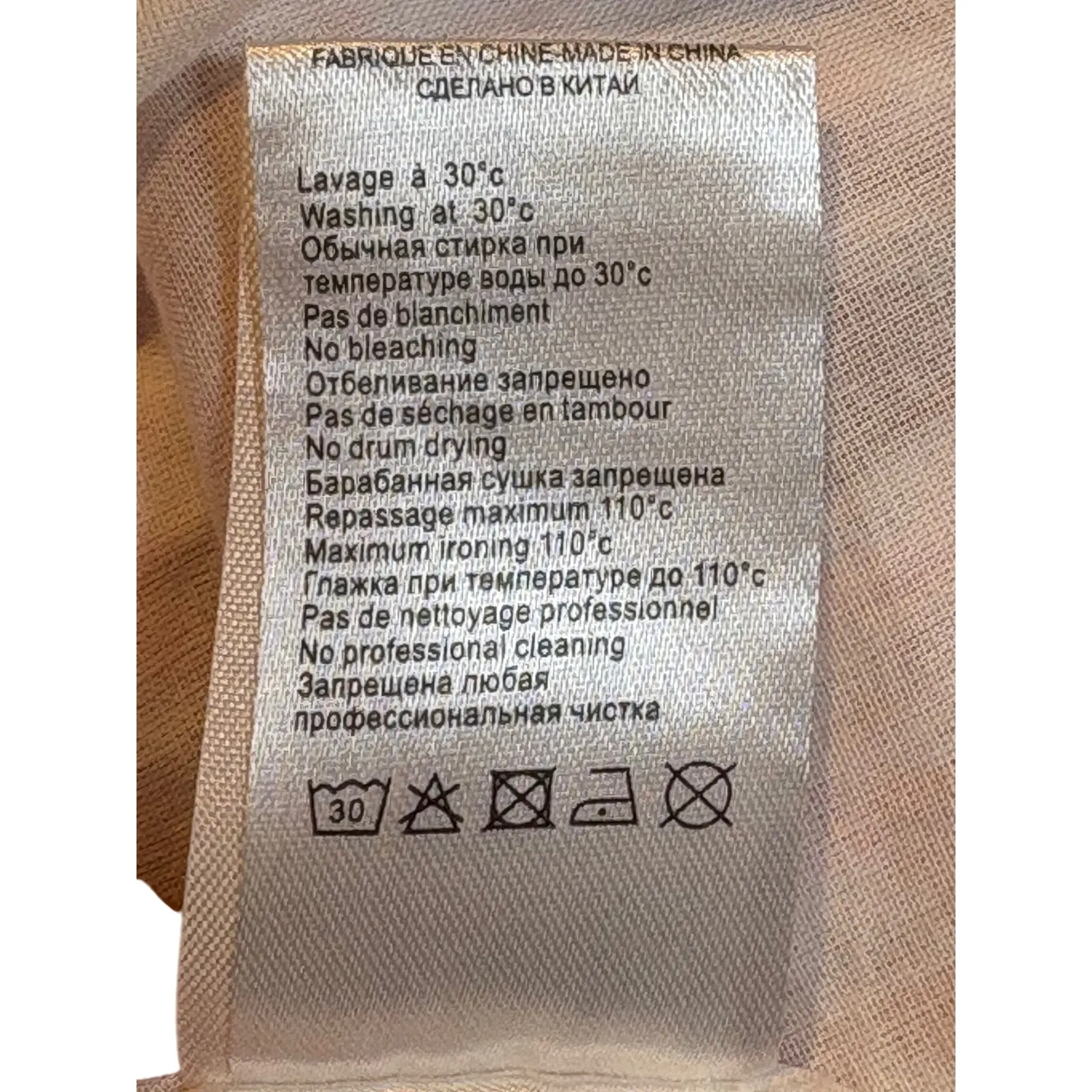 Molly Bracken Floral Dress Crochet Lace Yoke Puff‎ Sleeve Orange Size Small New - Image 10