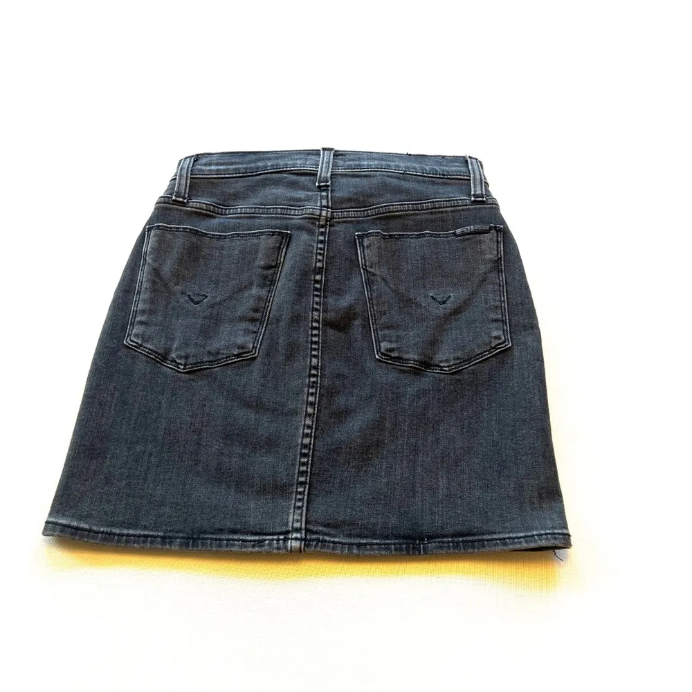 Hudson Bullocks High Rise Lace Up Denim Skirt - Image 6