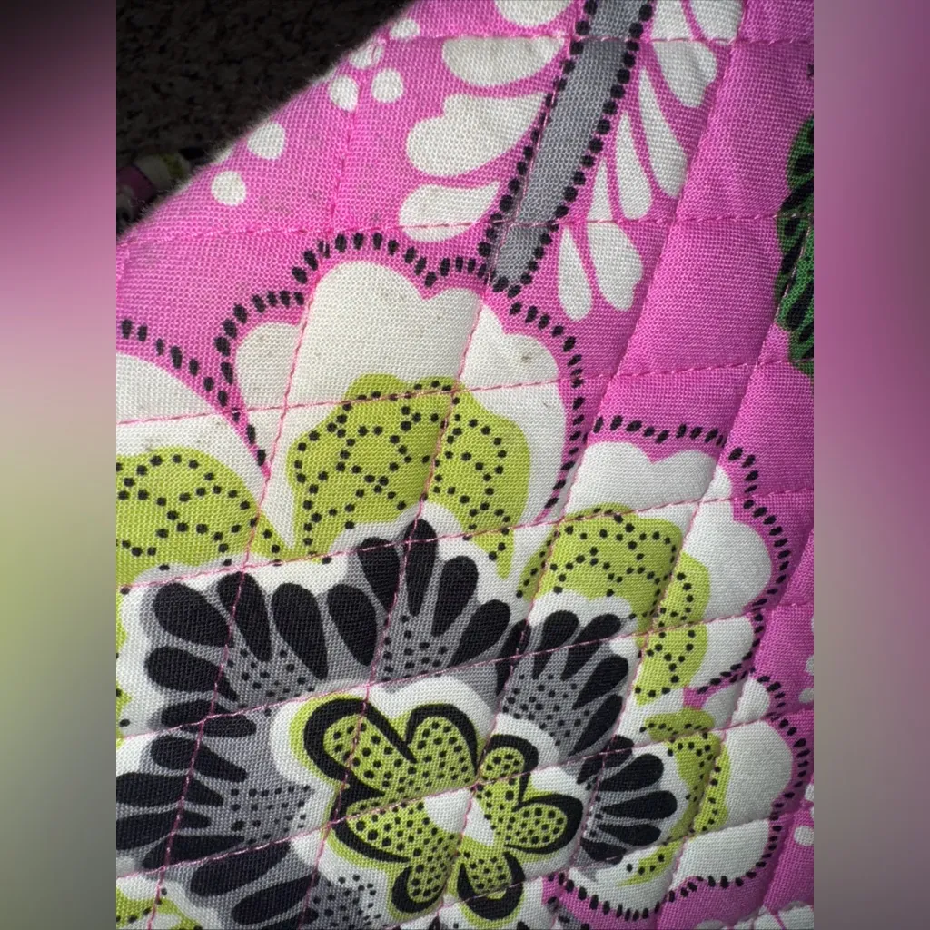 vera bradley pink floral weekend duffle bag‎ - Image 10