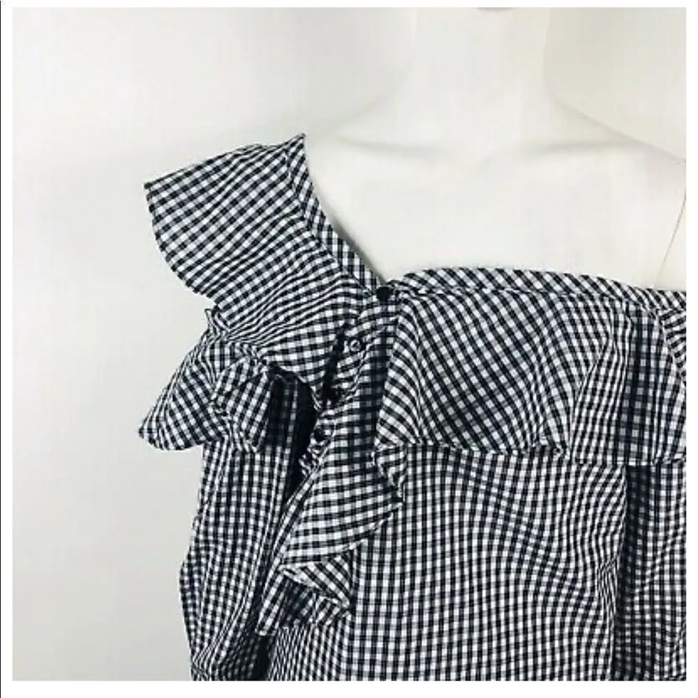 Sunday In Brooklyn Anthropologie Gingham Top - Image 4