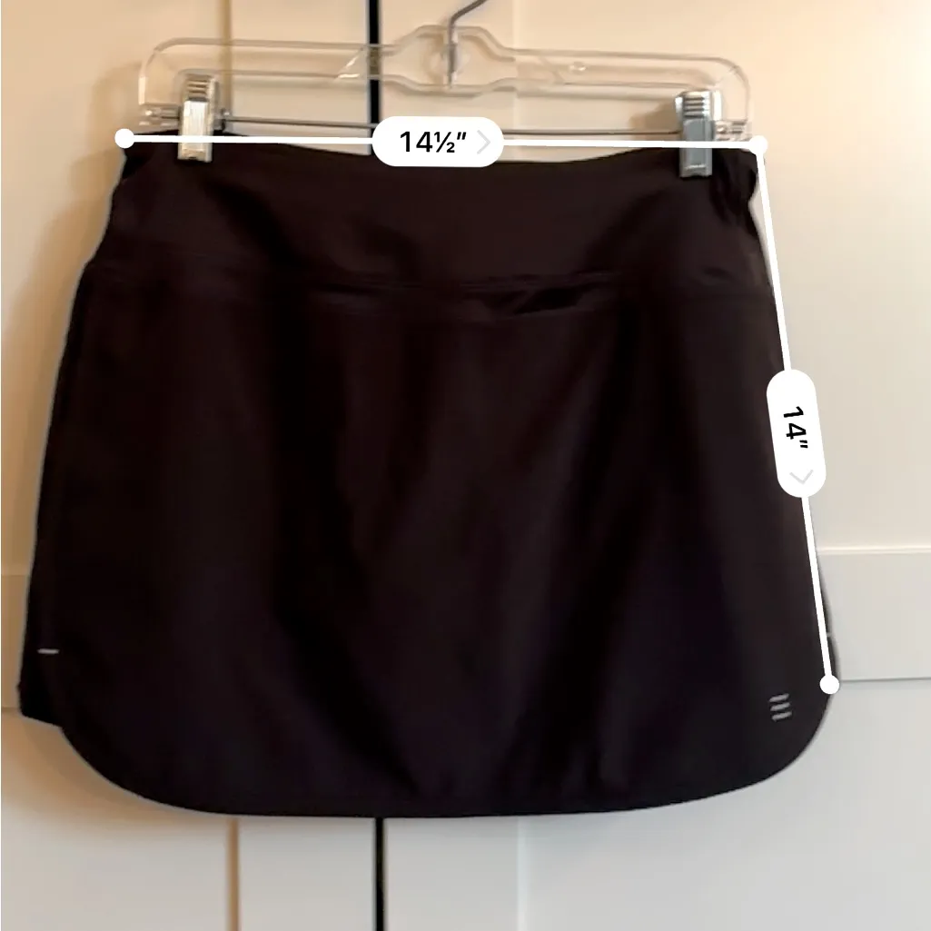 Free Fly Women's Lined Breeze Skort Size Small Black - Image 3