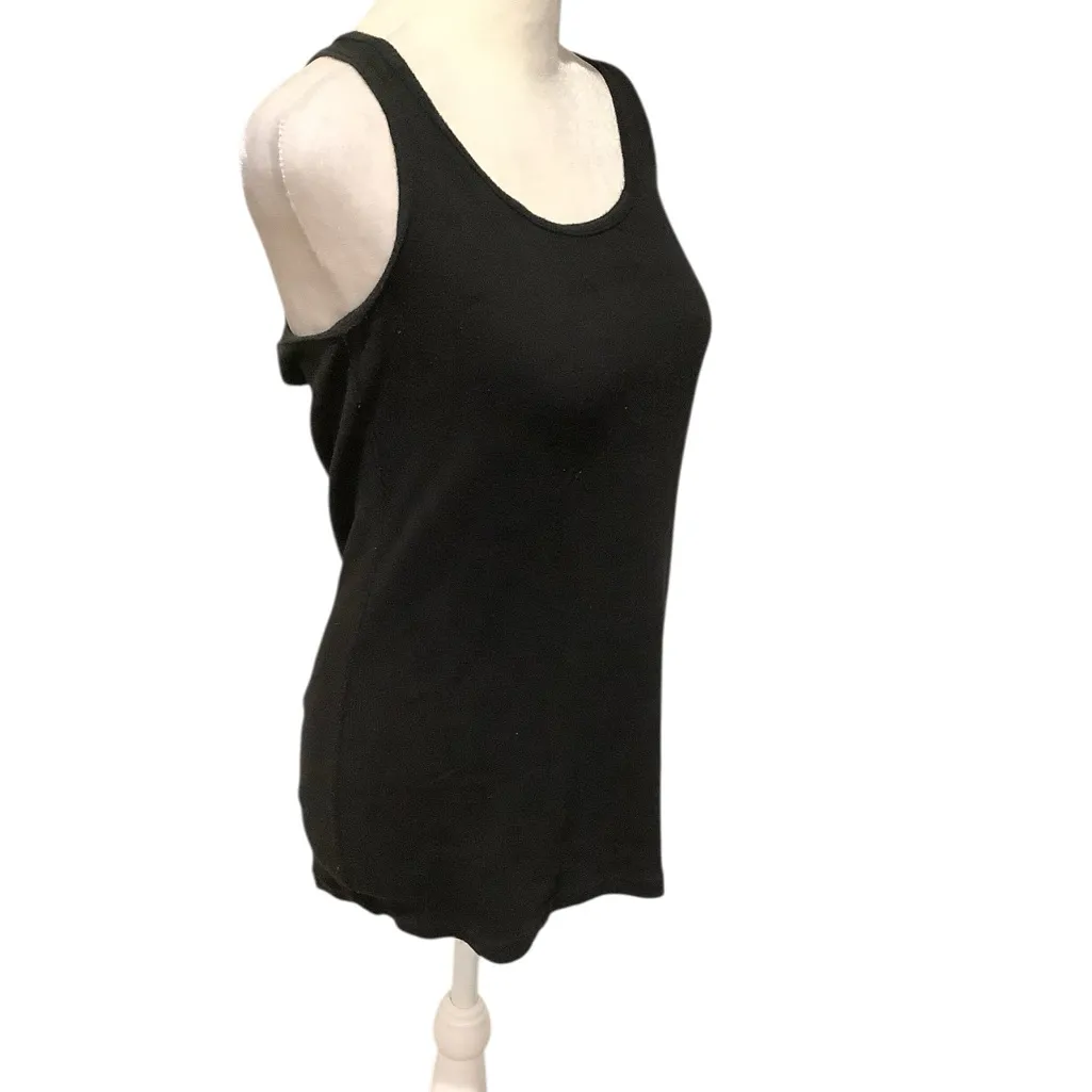 Faded Glory Women’s Black Tank Top Size L - Image 2