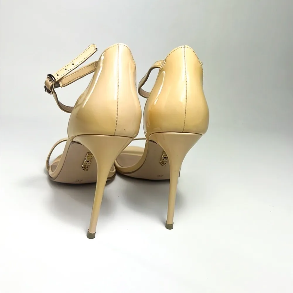 House of CB Beige Open Toe Heels - Image 5