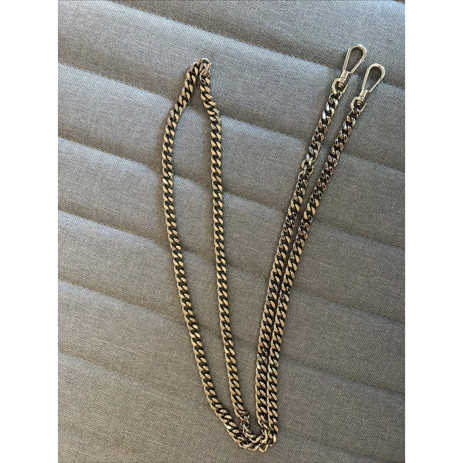 Kate Spade Silver Tone Crossbody Purse Bag Replacement Chain Strap Removable - Image 9