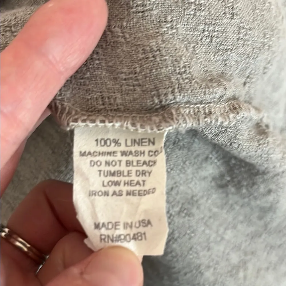 Vintage Aly Wear Linen Lagenlook Relaxed Fit 3 Piece Set - Image 6