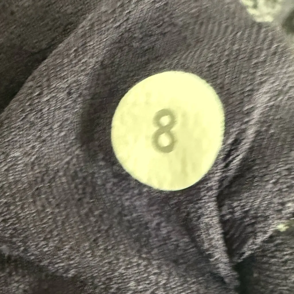 Lululemon Daily Yoga Jacket Black Swan / Herringbone Black Swan Size 8 - Image 10