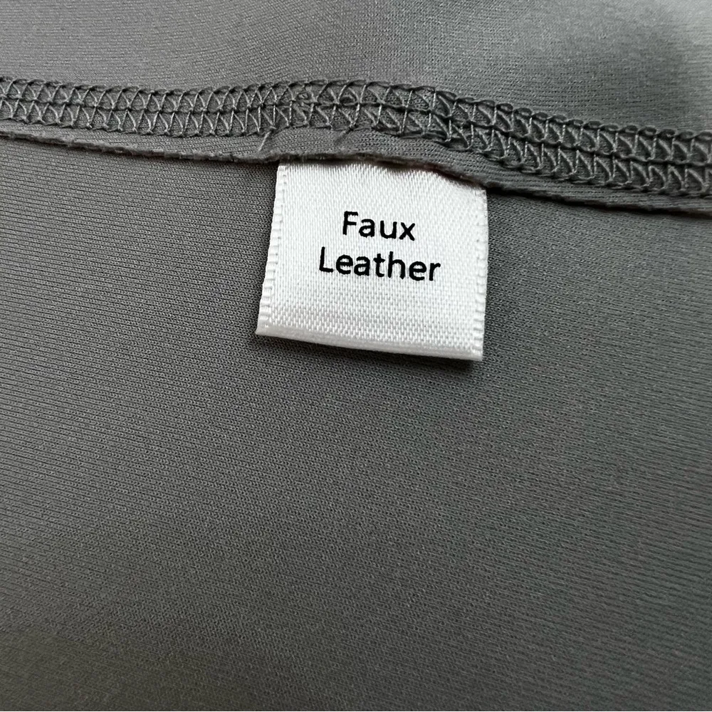 JOAN VASS Floral Blazer Jacket 3/4 Sleeve Faux Suede Open Front Duster M - Image 12