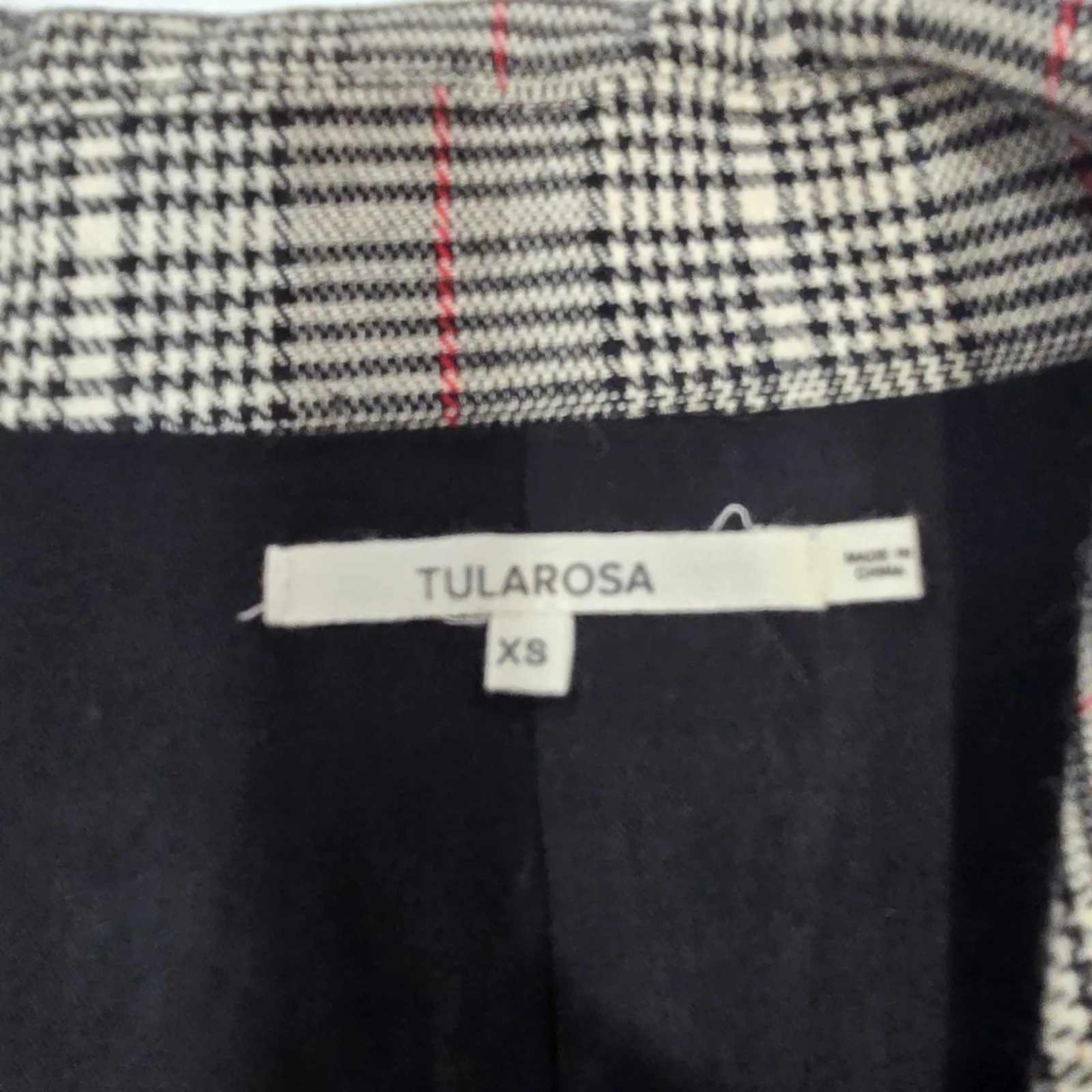 Tularosa Jacqueline Jacket in Black & White XS - Image 6