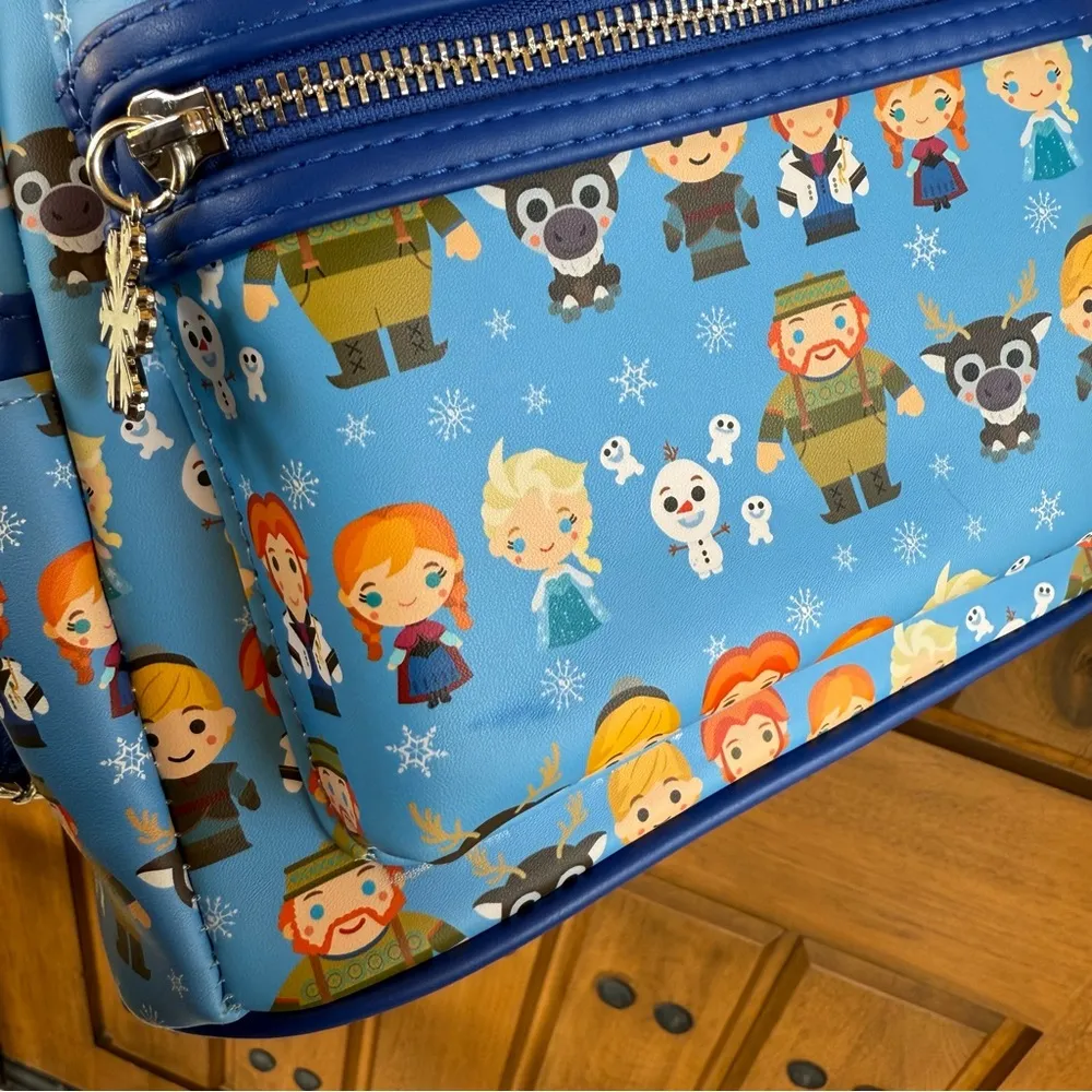 NWT Loungefly‎ Disney Frozen Chibi backpack - Image 8