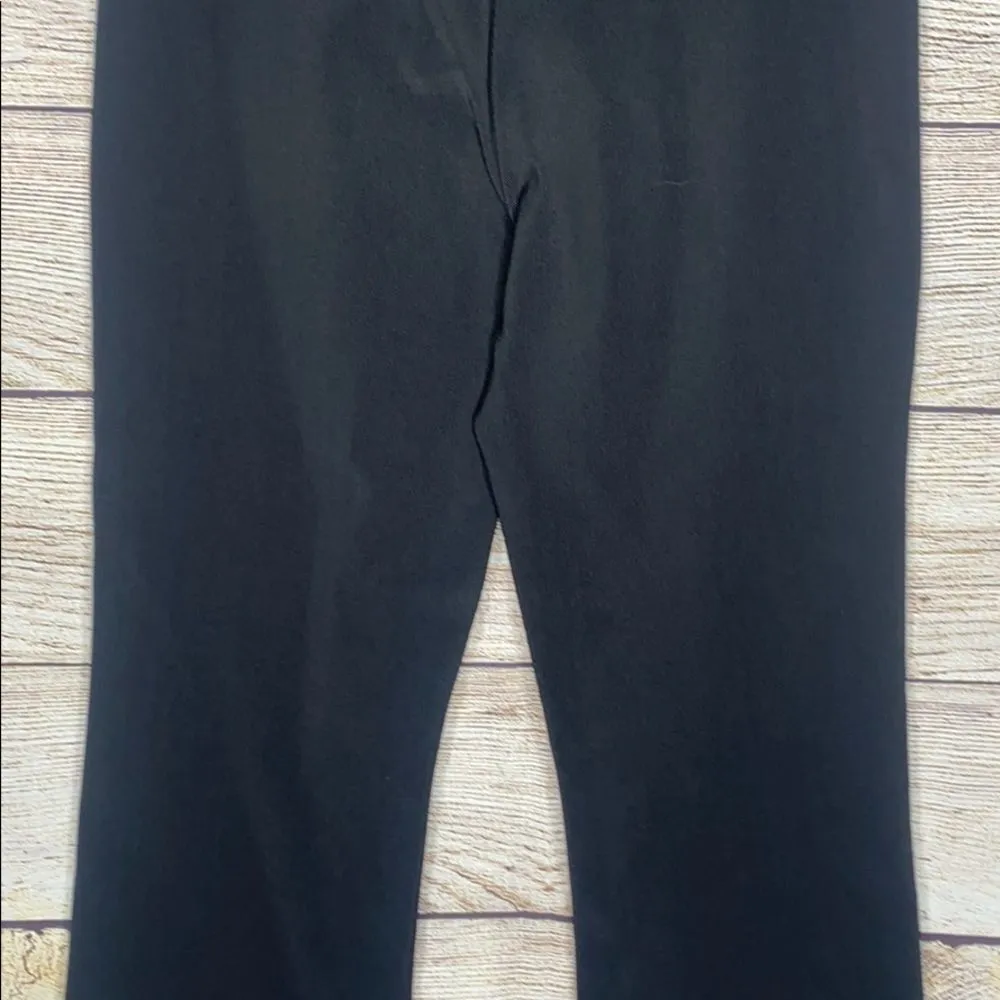 Equestrian Black Leggings Flare Large Black - Image 6