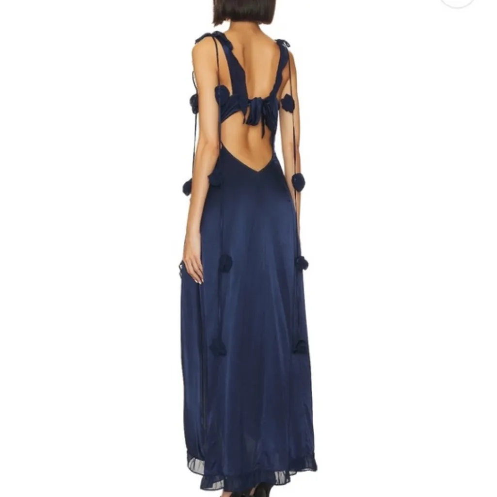 For Love And Lemons Navy High Low Dress - Image 4